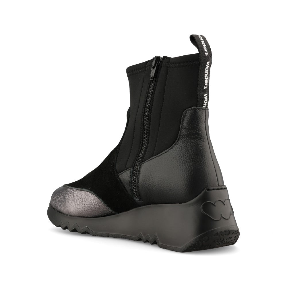 Wonders Ladies E-6782 Boot In Grey