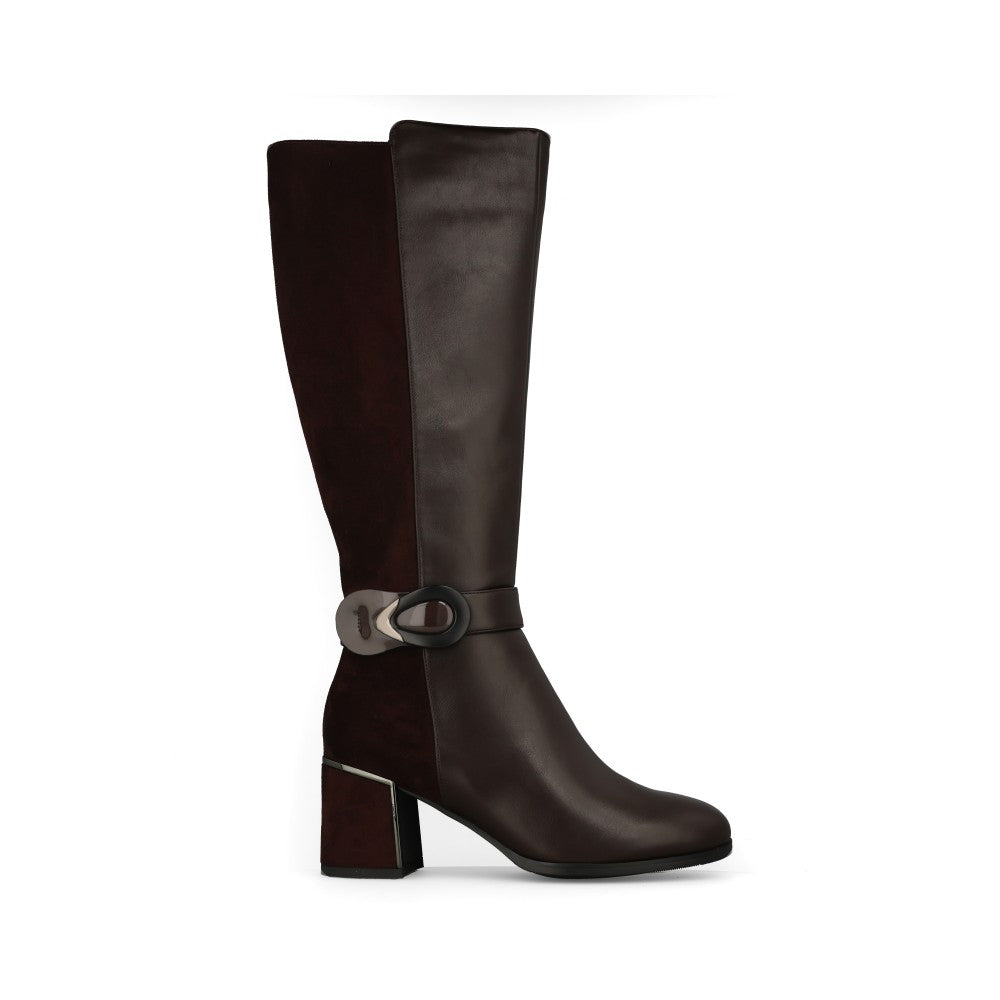 Redz Ladies E646 Long Leg Boot In Brown