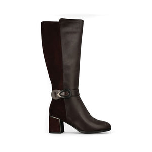 Redz Ladies E646 Long Leg Boot In Brown