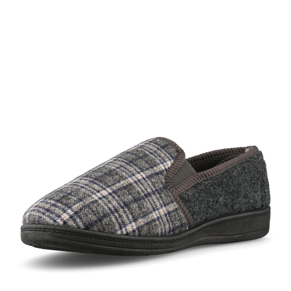 Jo & Joe Mens Eamon Slipper In Grey
