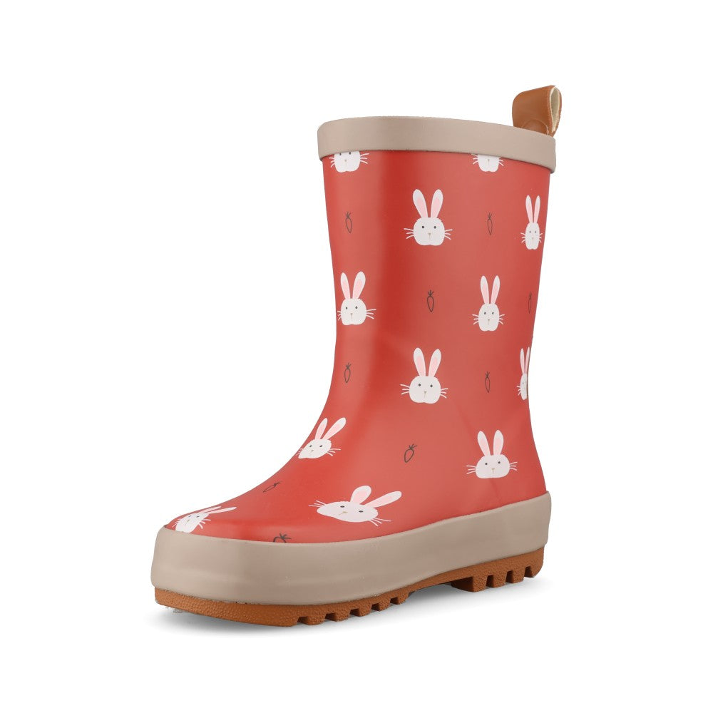 Girls Bunny ECZ004 Toddler Welly Boot In Berry
