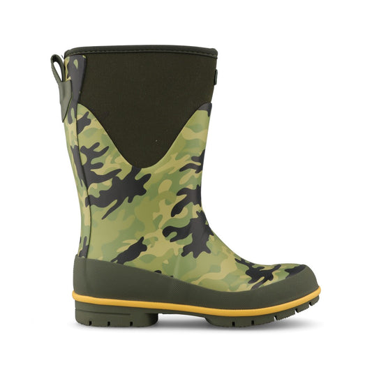 Boys Splash ECZ007 Junior Welly in Green Multi