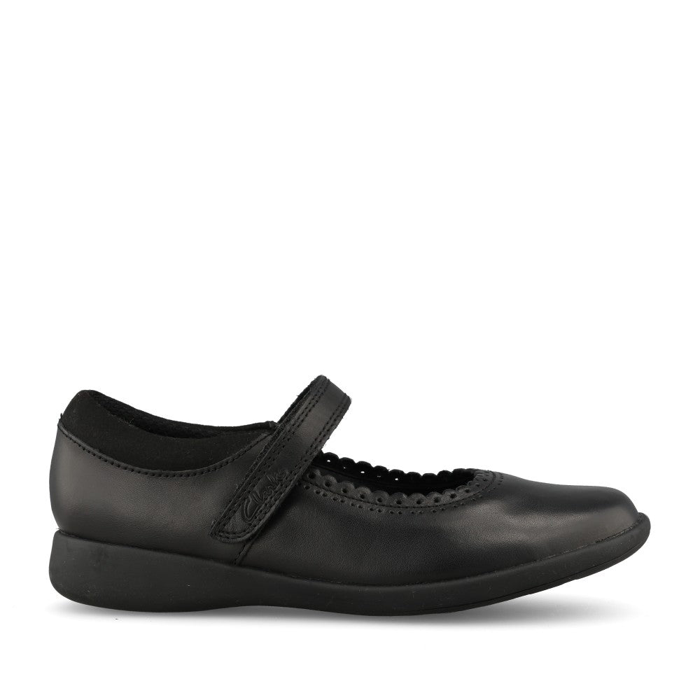 Girls Etch Pure K Leather Mary Jane Shoe In Kids F Fit