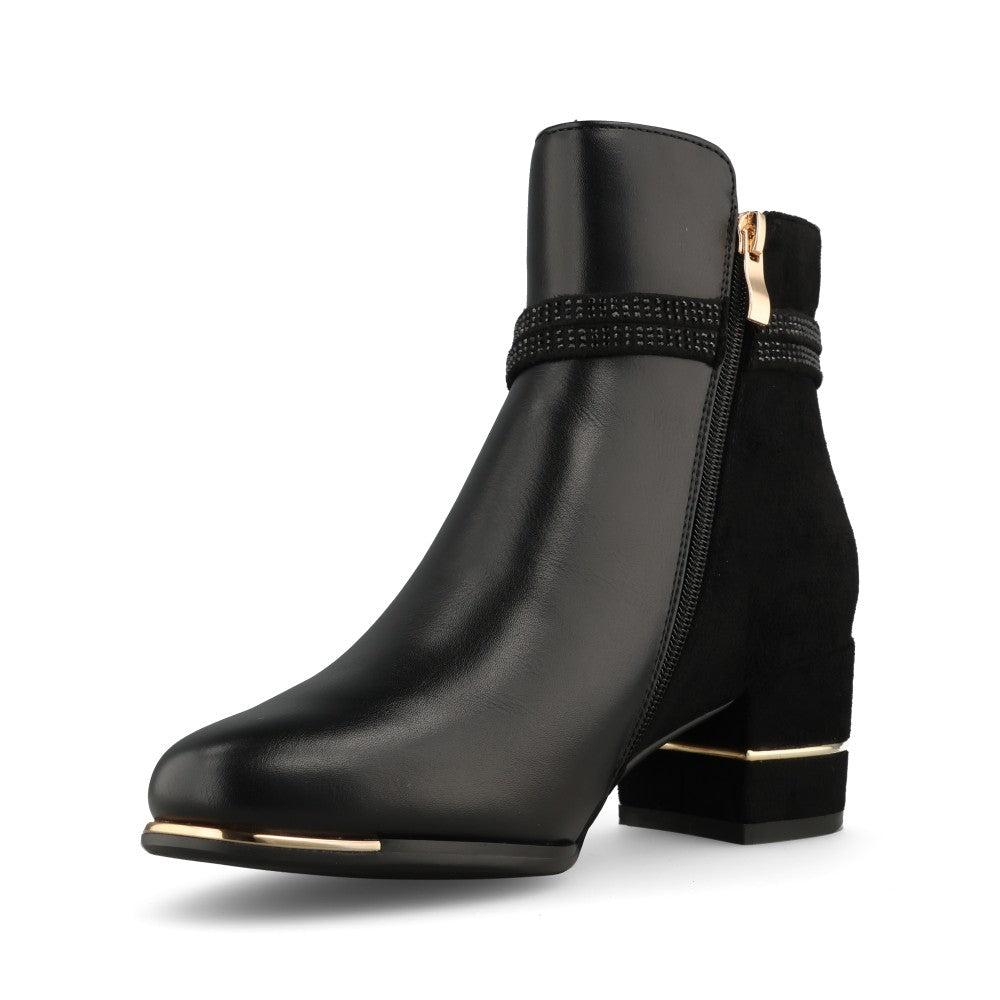 Redz Ladies F3166 Ankle Boot In Black