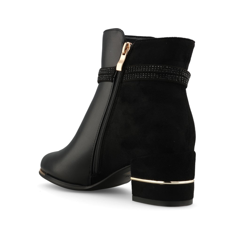 Redz Ladies F3166 Ankle Boot In Black