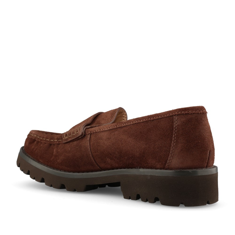 Unisa Ladies Fijo Loafer In Walnut
