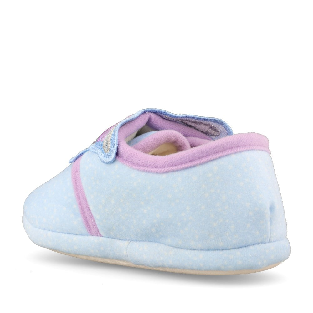 Clarks Boys Fluffy Snug T G-Fit Slipper in Blue
