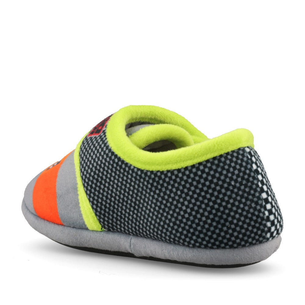 Clarks Boys Fluffy Snug T G-Fit Slipper in Grey