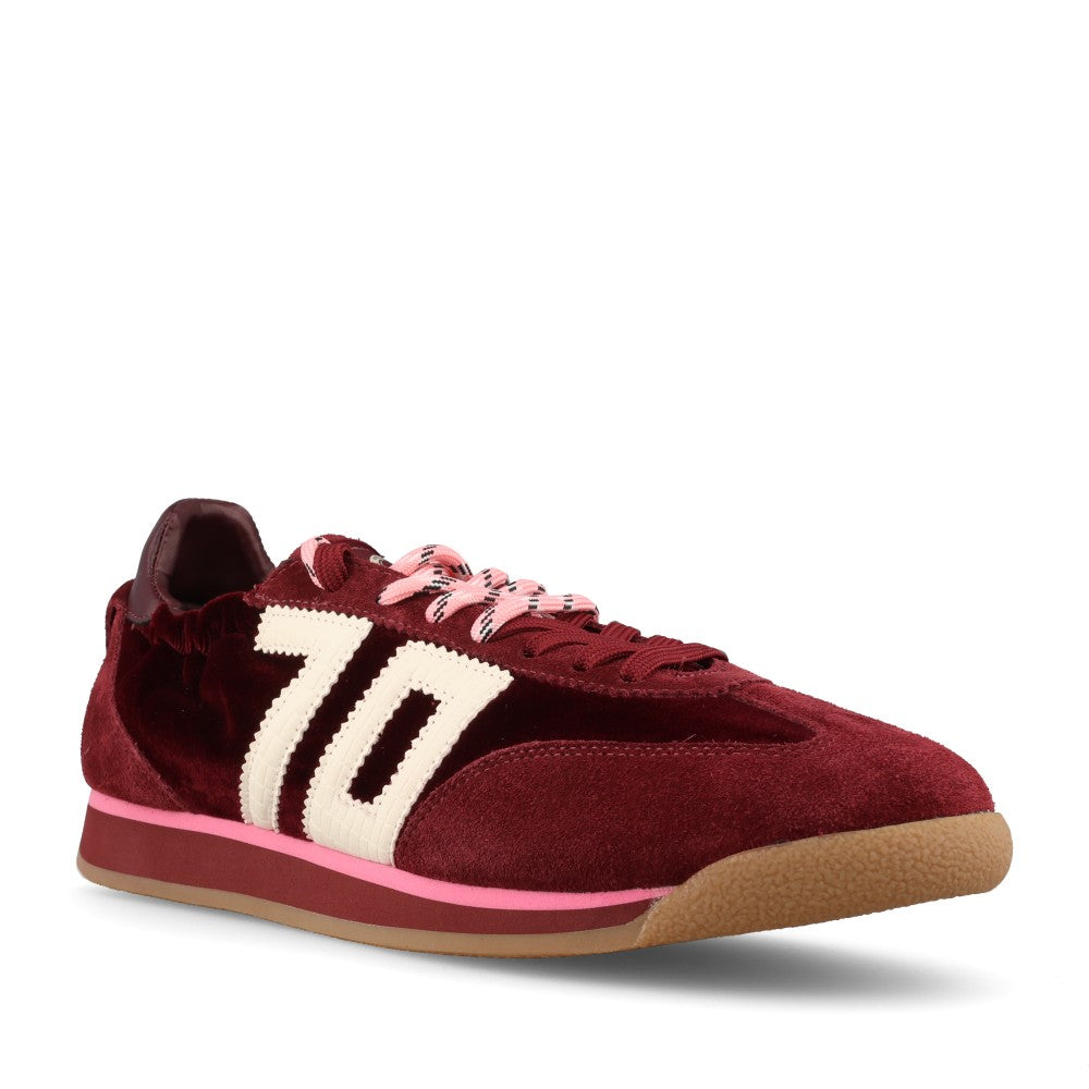 Back 70 Ladies Rocket FW26-V003 Trainer In Wine