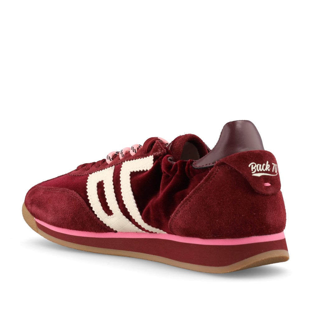 Back 70 Ladies Rocket FW26-V003 Trainer In Wine