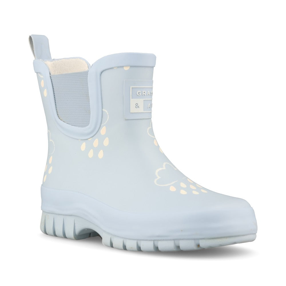Unisex GA316 Shortie Adventure Kids Welly Boot In Powder Blue