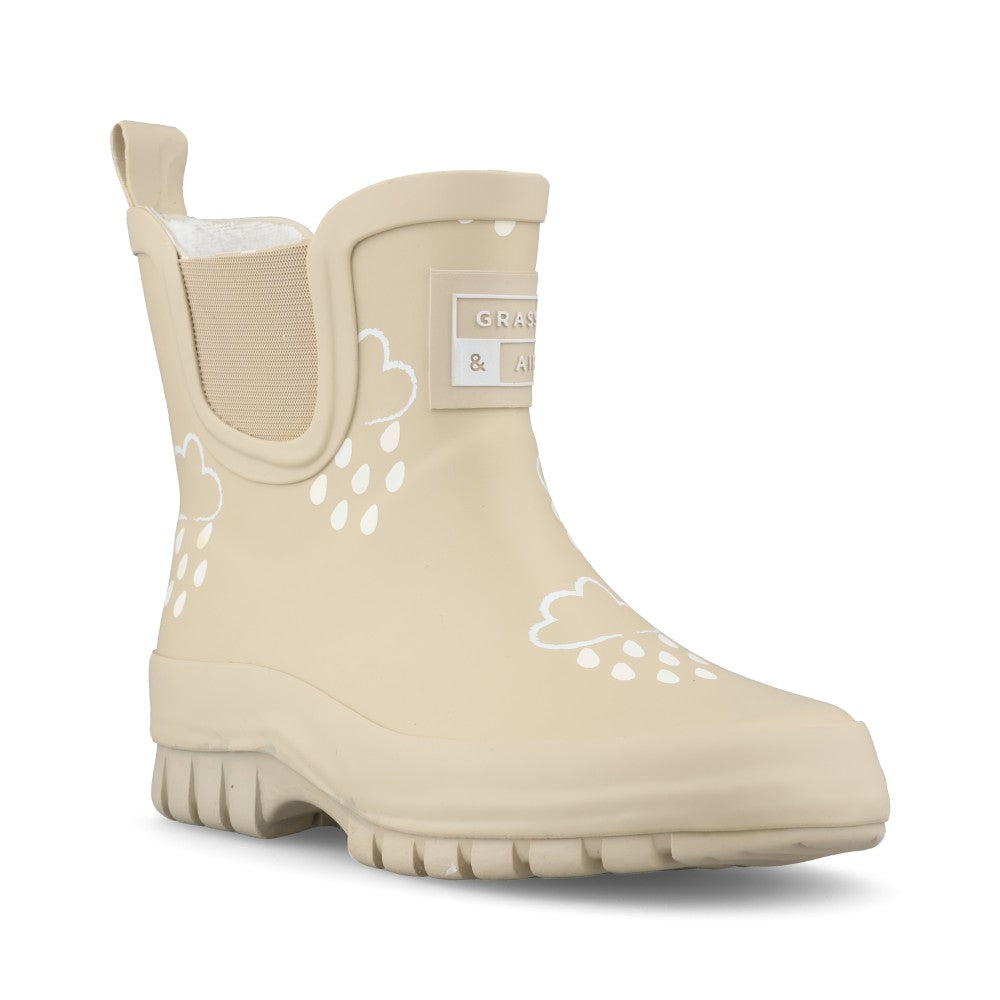 Unisex GA316 Shortie Adventure Kids Welly Boot In Stone