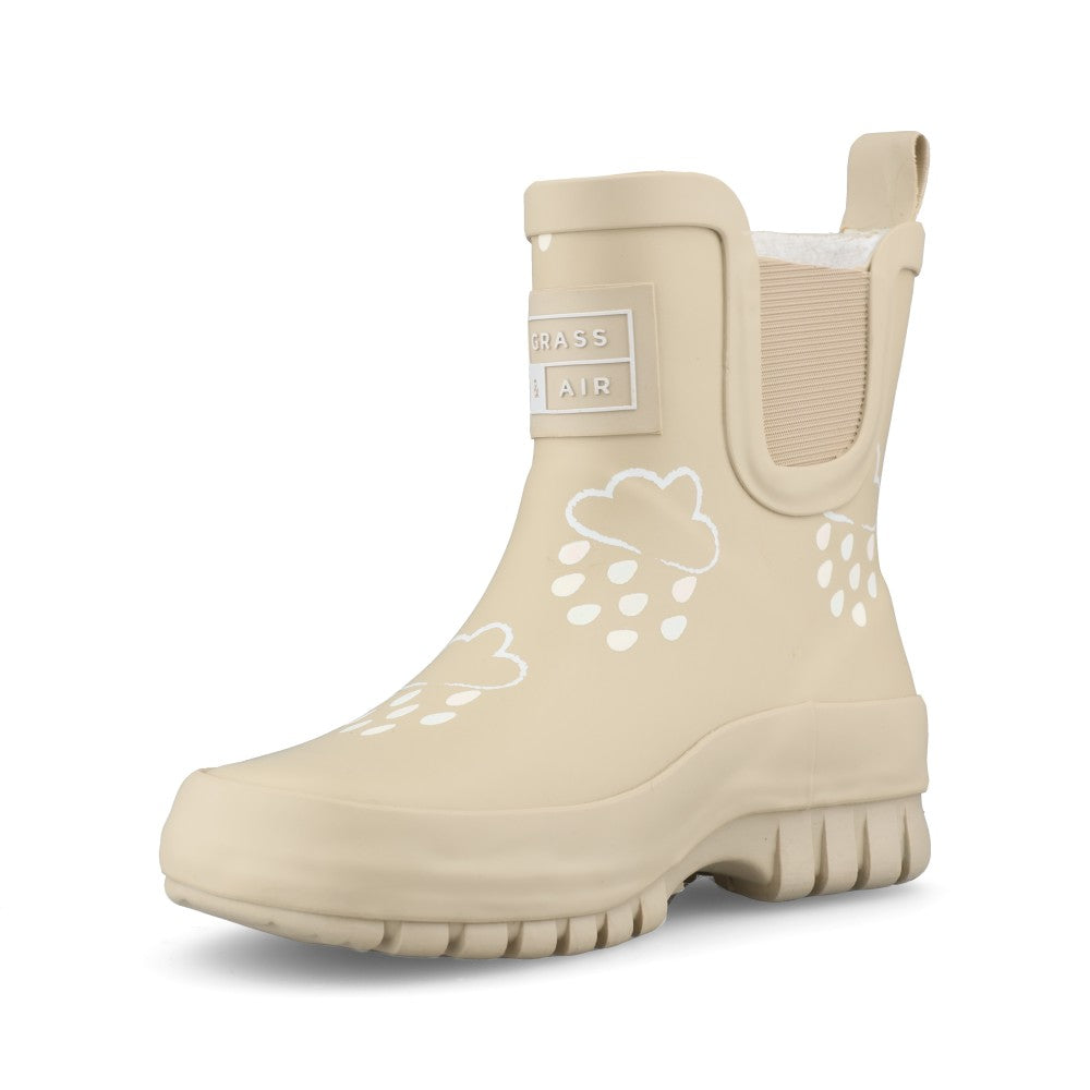 Unisex GA316 Shortie Adventure Kids Welly Boot In Stone