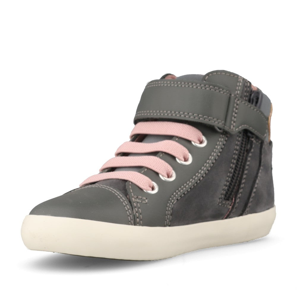 Geox Girls Gisli B661MA Ankle Boot In Dark Grey