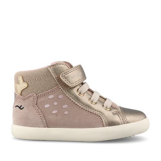 Geox Girls Gisli B661MA Ankle Boot In Dark Beige