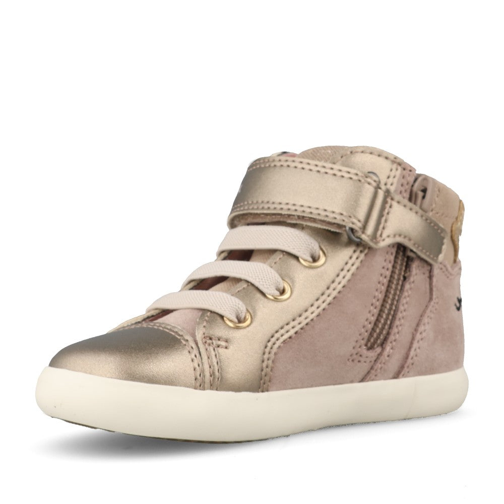 Geox Girls Gisli B661MA Ankle Boot In Dark Beige