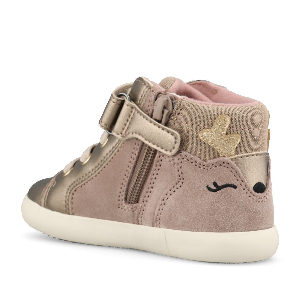 Geox Girls Gisli B661MA Ankle Boot In Dark Beige