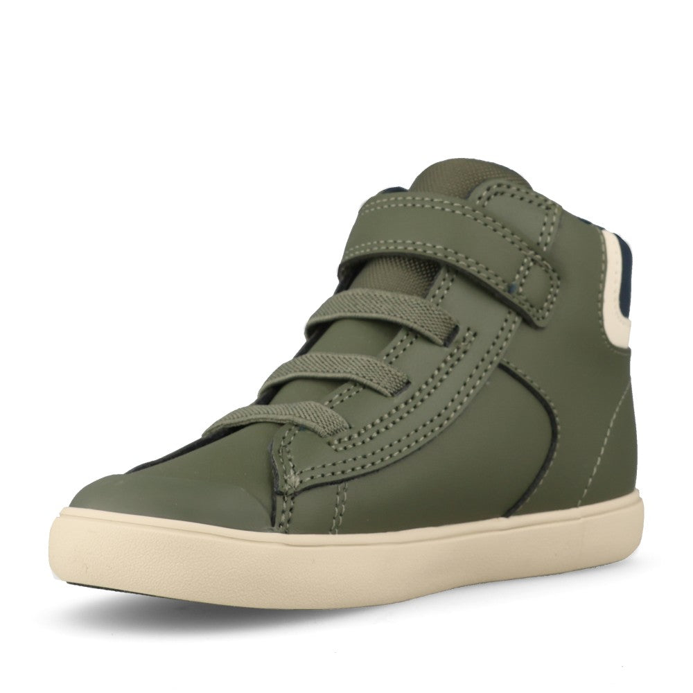 Geox Boys Gisli B461NA Trainer In Dark Green