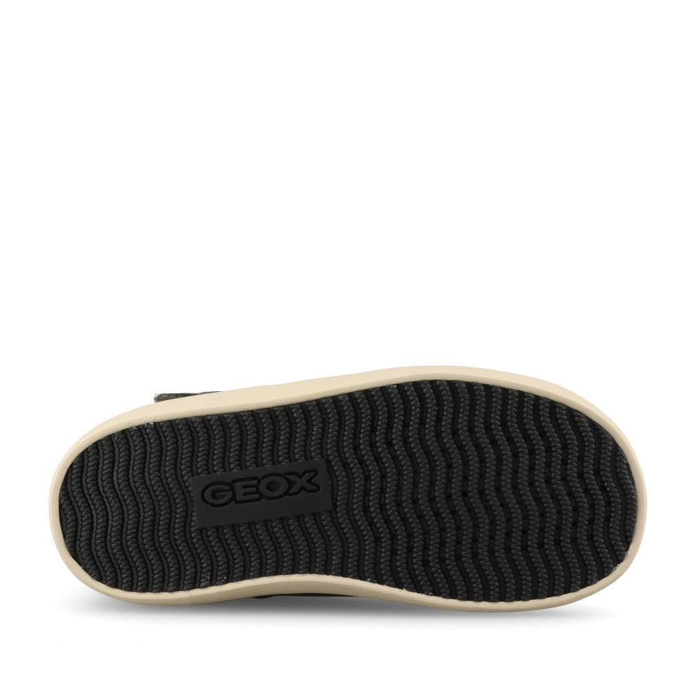 Geox Boys Gisli B461NA Trainer In Dark Green