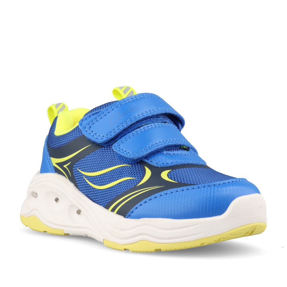 Clarks Boys Gleam Glow K G-Fit Trainer in Blue
