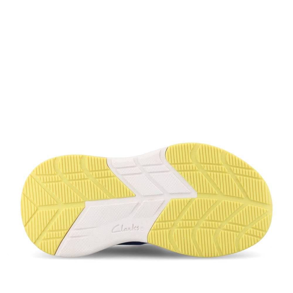 Clarks Boys Gleam Glow K G-Fit Trainer in Blue