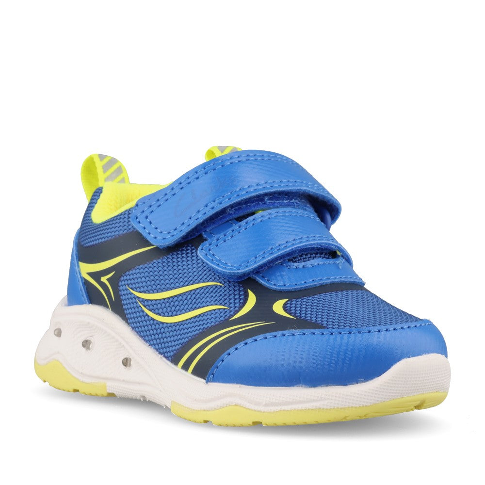 Clarks Boys Gleam Glow T G-Fit Trainer in Blue