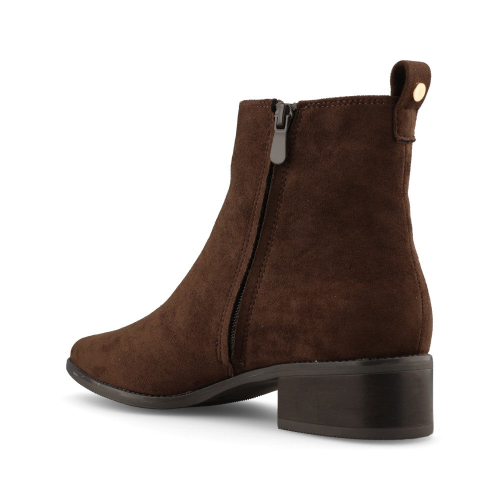 Lunar Ladies Kirsty GLT006 Ankle Boot In Brown