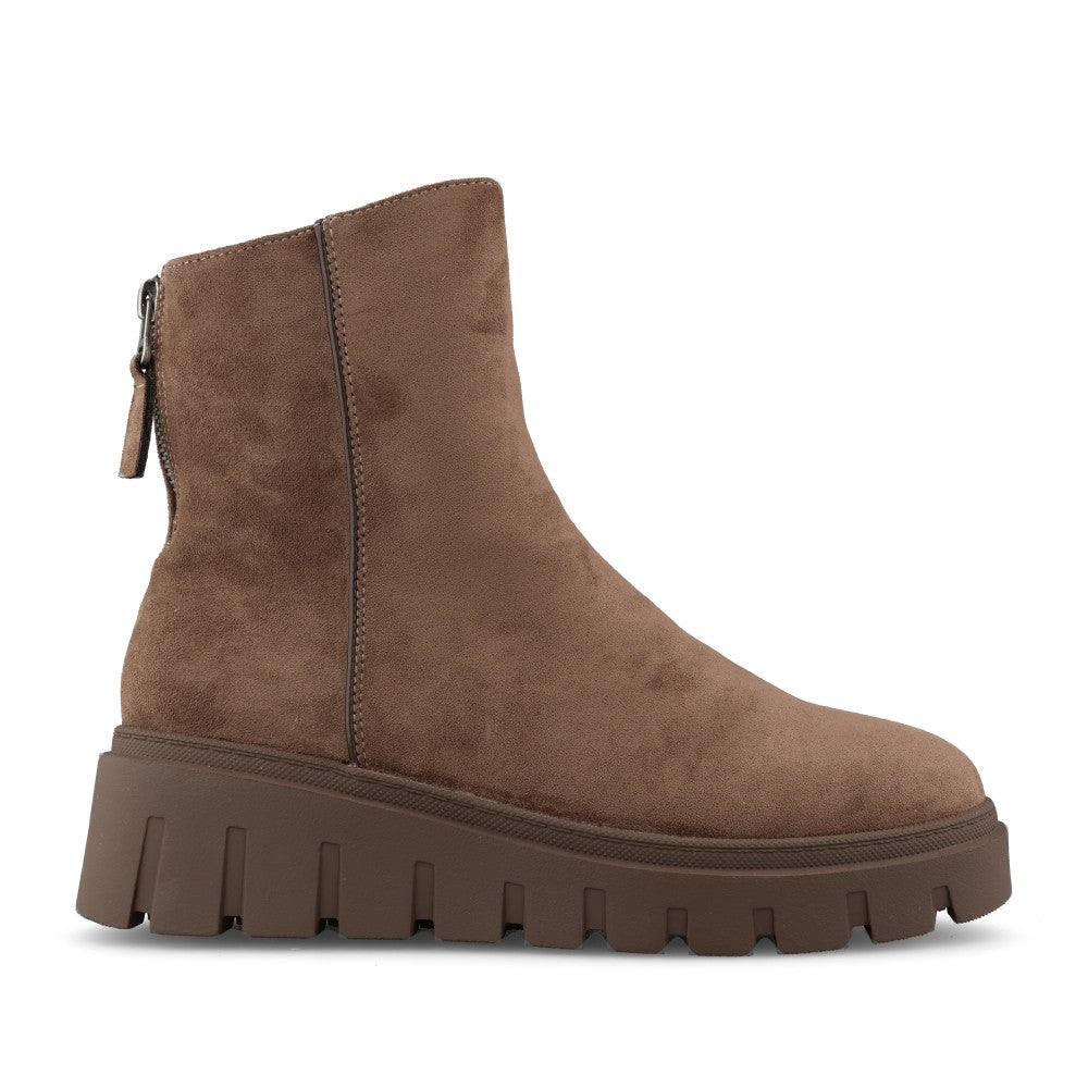 Lunar Ladies Kenzie GLT007 Ankle Boot In Taupe