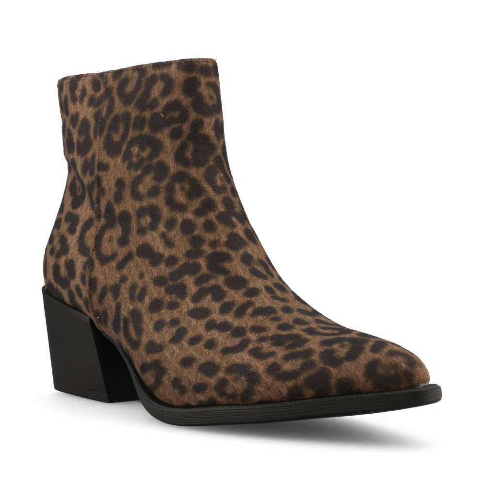 Lunar Ladies Katia GLT010 Ankle Boot In Ocelot
