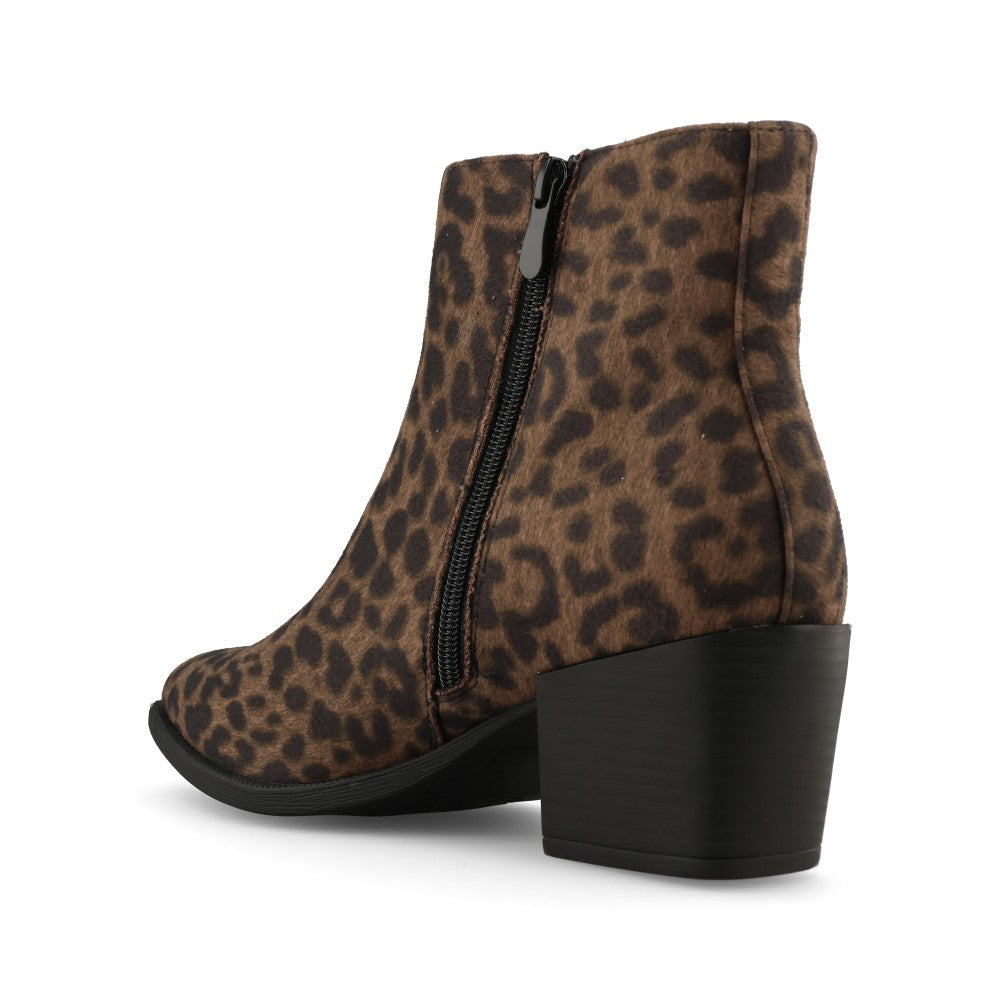 Lunar Ladies Katia GLT010 Ankle Boot In Ocelot