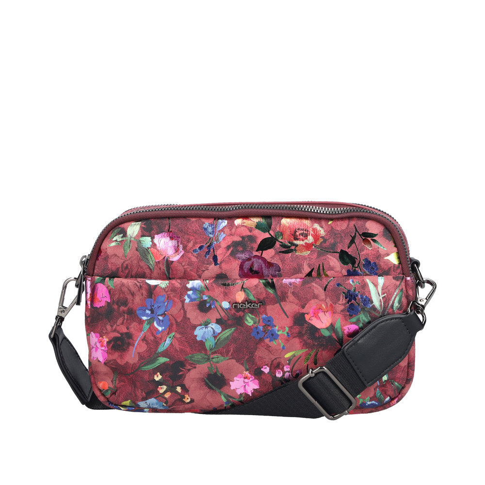 Rieker Ladies H1029 Handbag With Zipper In Multi