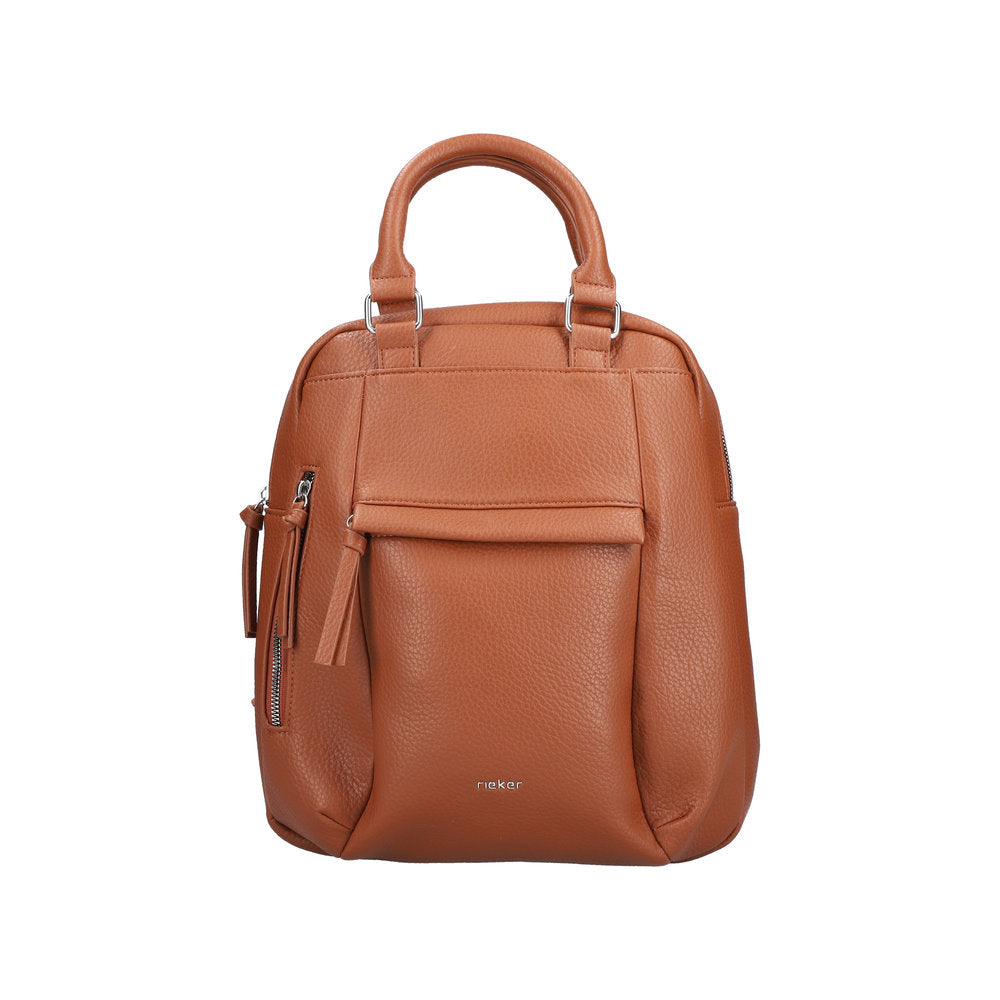 Rieker Ladies H1050 City Backpack Bag In Beige