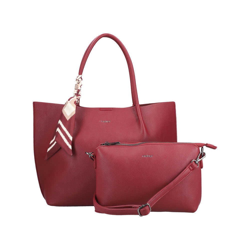 Rieker Ladies H1399 Shopper Bag In Red