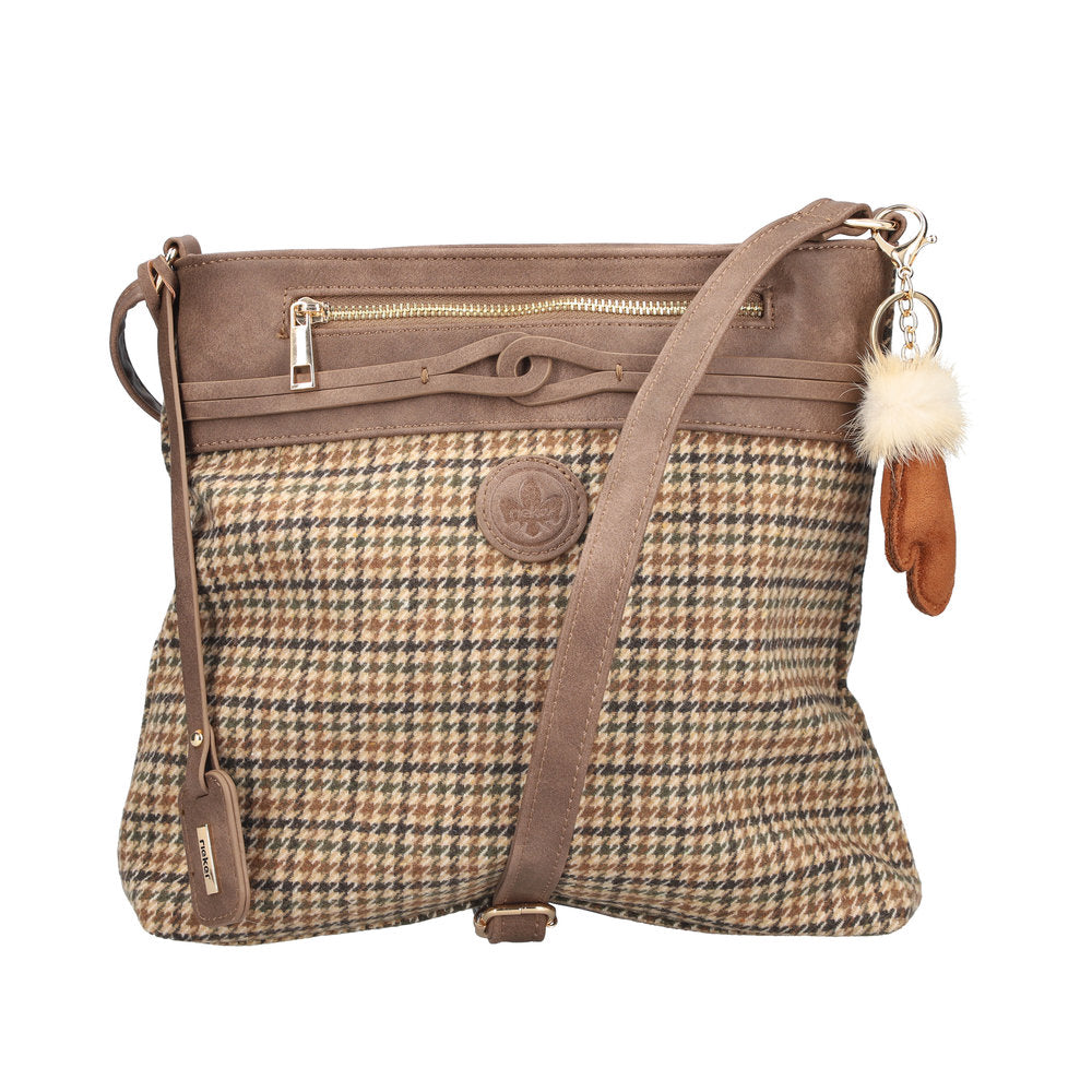 Rieker Ladies H1519 Handbag With Zipper In Multi