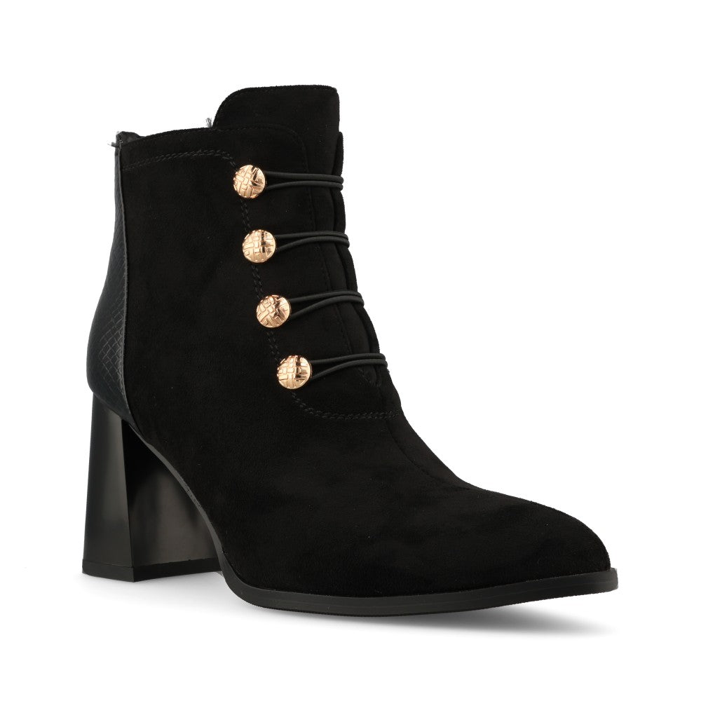 Redz Ladies H436 Ankle Boot In Black