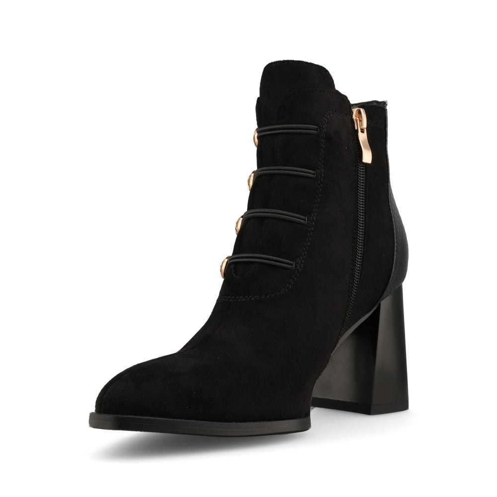 Redz Ladies H436 Ankle Boot In Black