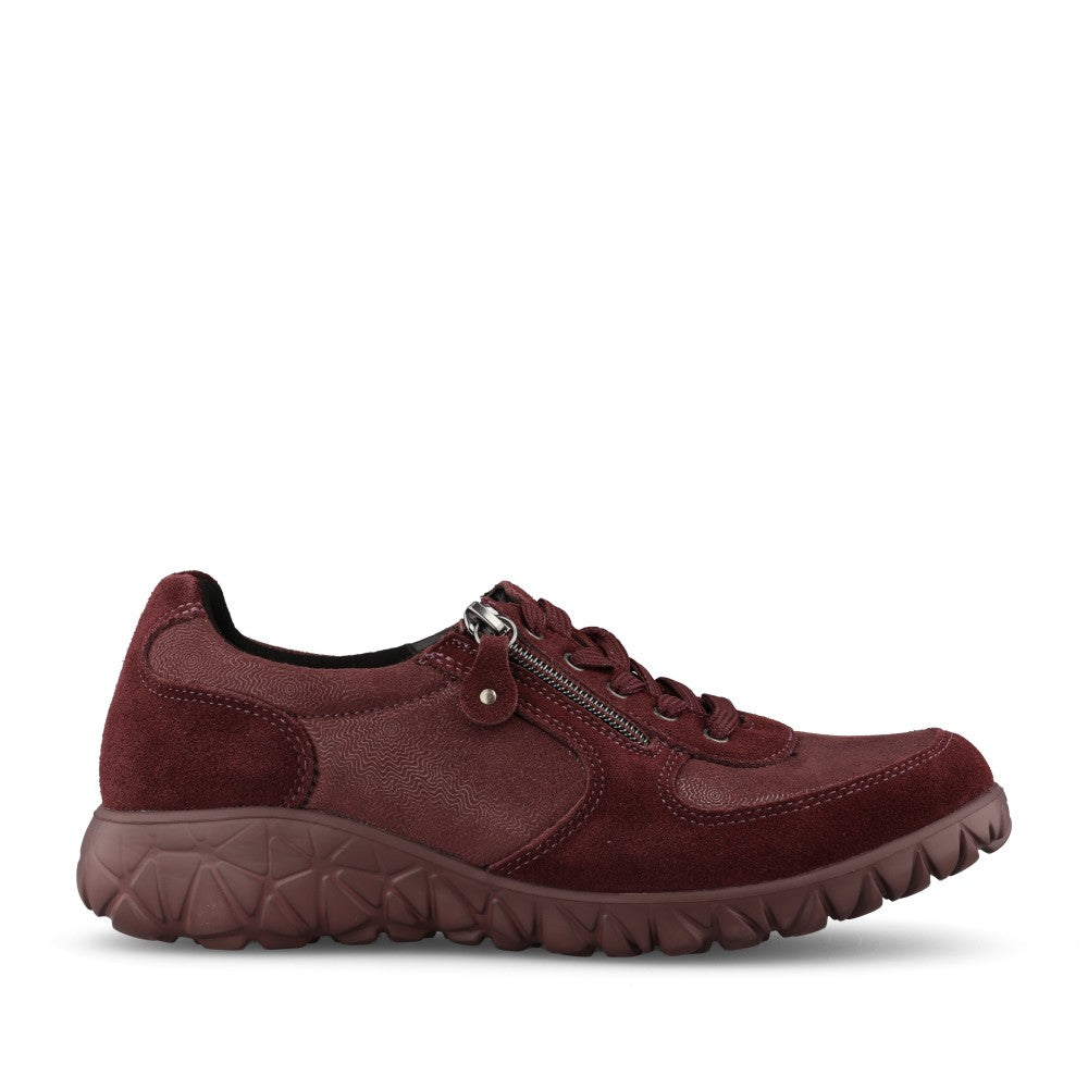 Ladies Waldlaufer Havy Soft H89001-253020 Trainer In Bitter Chocolate