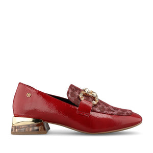 Zanni & Co Ladies Hahoe Shoe In Cherry Red
