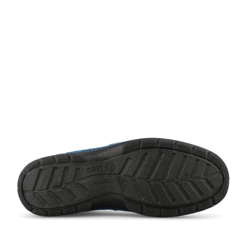 Mens 87305N Kelvin 2V Wide Fit Slip-On Slipper In Navy