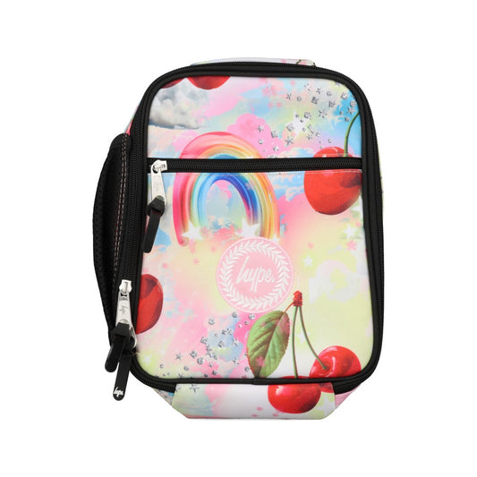 Girls HY1W135295 Cherry Clouds Multi Colour Lunch Bag
