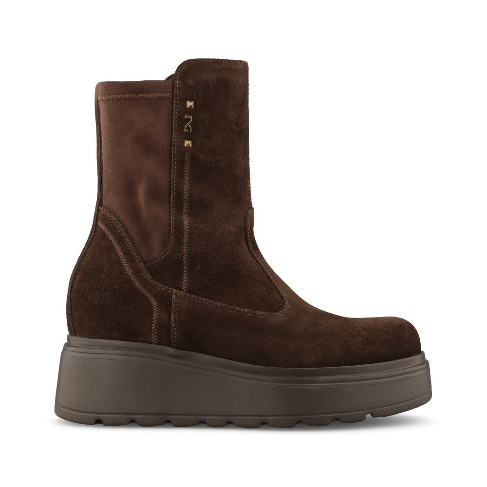 Nero Giardini Ladies I618 111D Ankle Boot In Brown