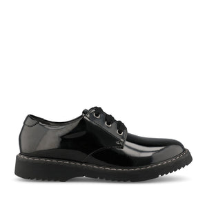 Start Rite Girls Impact Chunky Brogue M-FIT in Black Patent