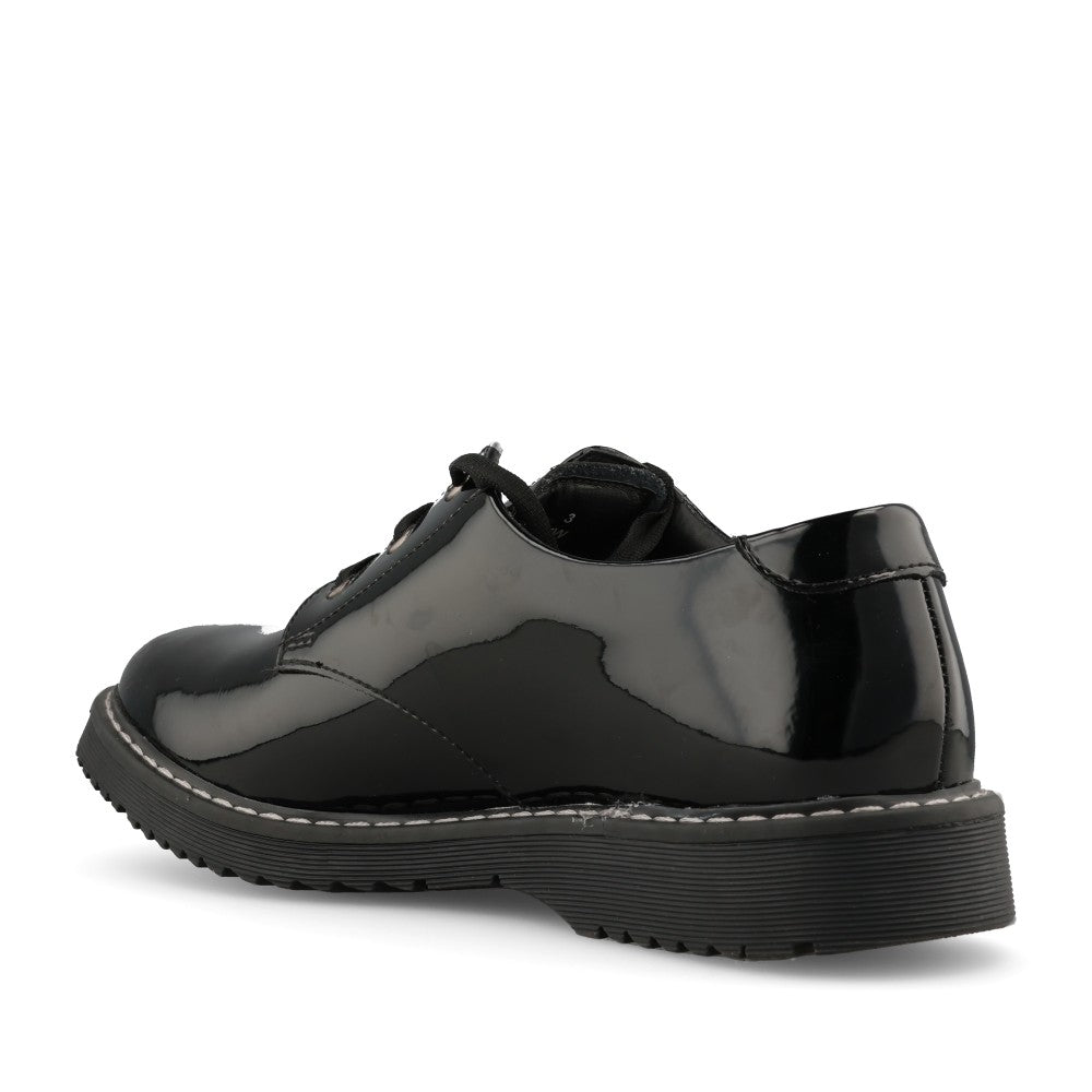 Start Rite Girls Impact Chunky Brogue W-Fit in Black Patent
