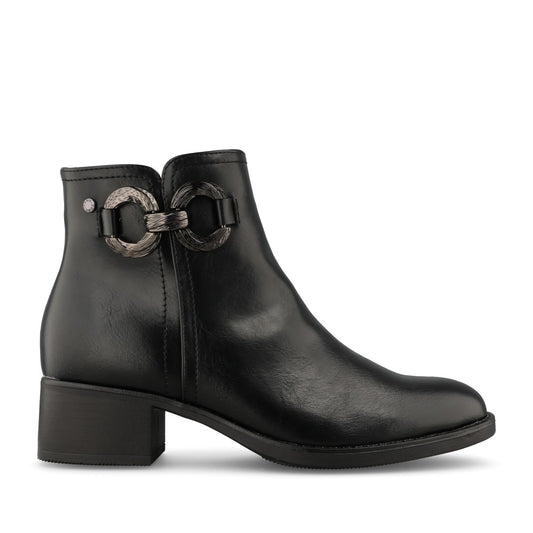 Ladies Patrizio Como Imperia Ankle Boot in Nero
