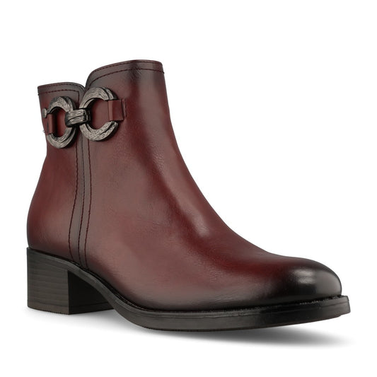 Ladies Patrizio Como Imperia Ankle Boot in Borgia
