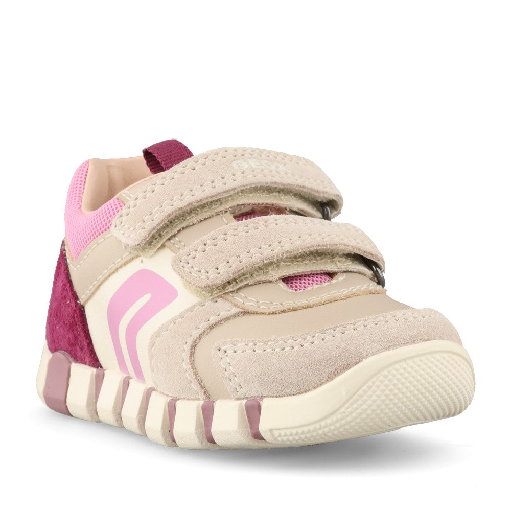 Geox Girls Iupidoo B3558C Shoe In Beige