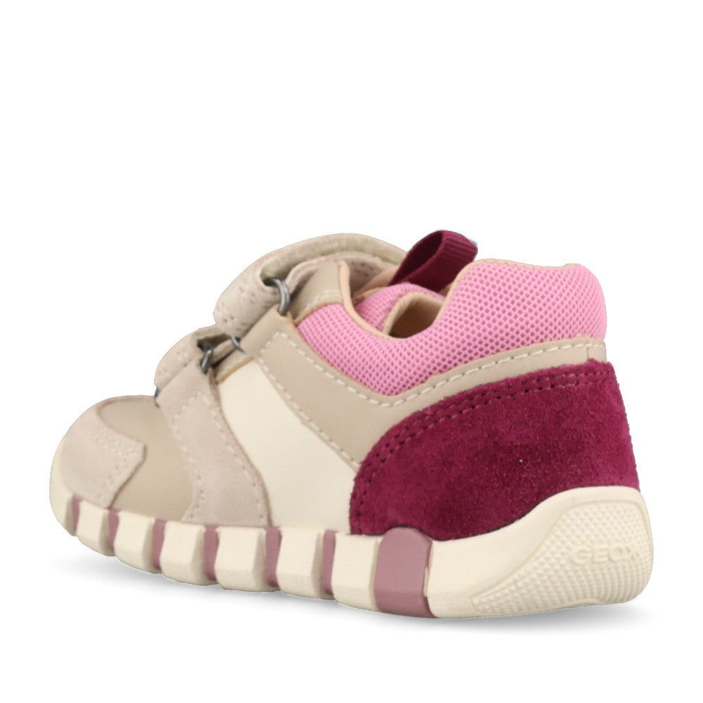 Geox Girls Iupidoo B3558C Shoe In Beige