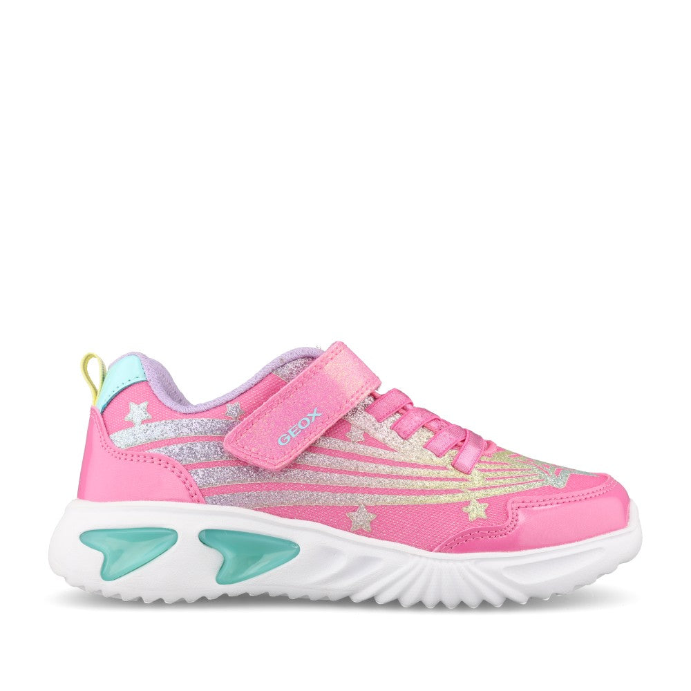 Girls J56E9B-C8238 J Assister Trainer In Fuchsia Multi