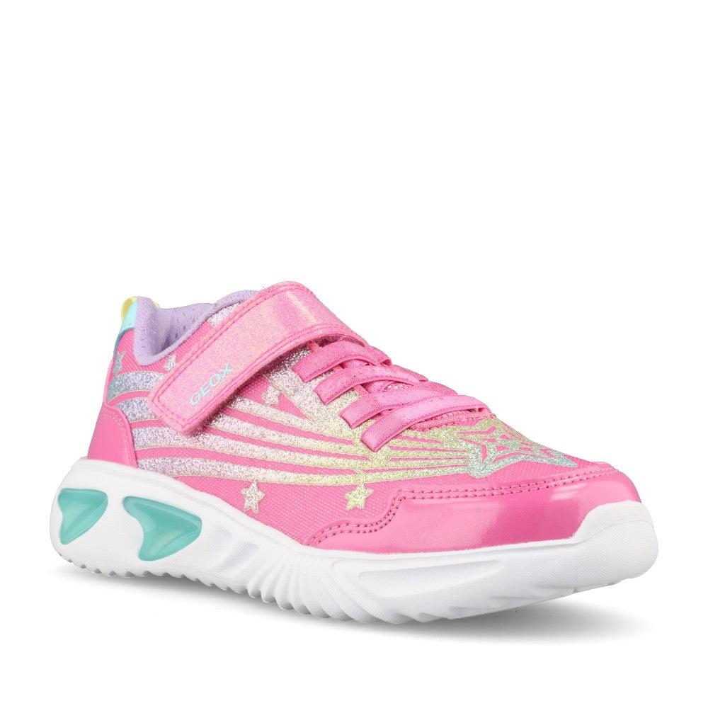 Girls J56E9B-C8238 J Assister Trainer In Fuchsia Multi