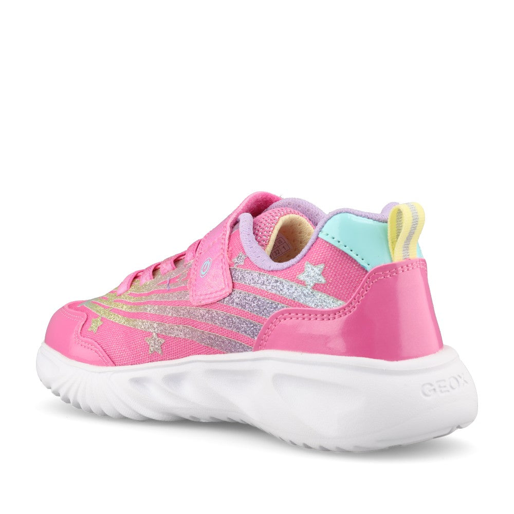 Girls J56E9B-C8238 J Assister Trainer In Fuchsia Multi
